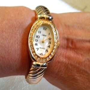 Collezio Elegant Gold and Silver Tone Women's Watch.